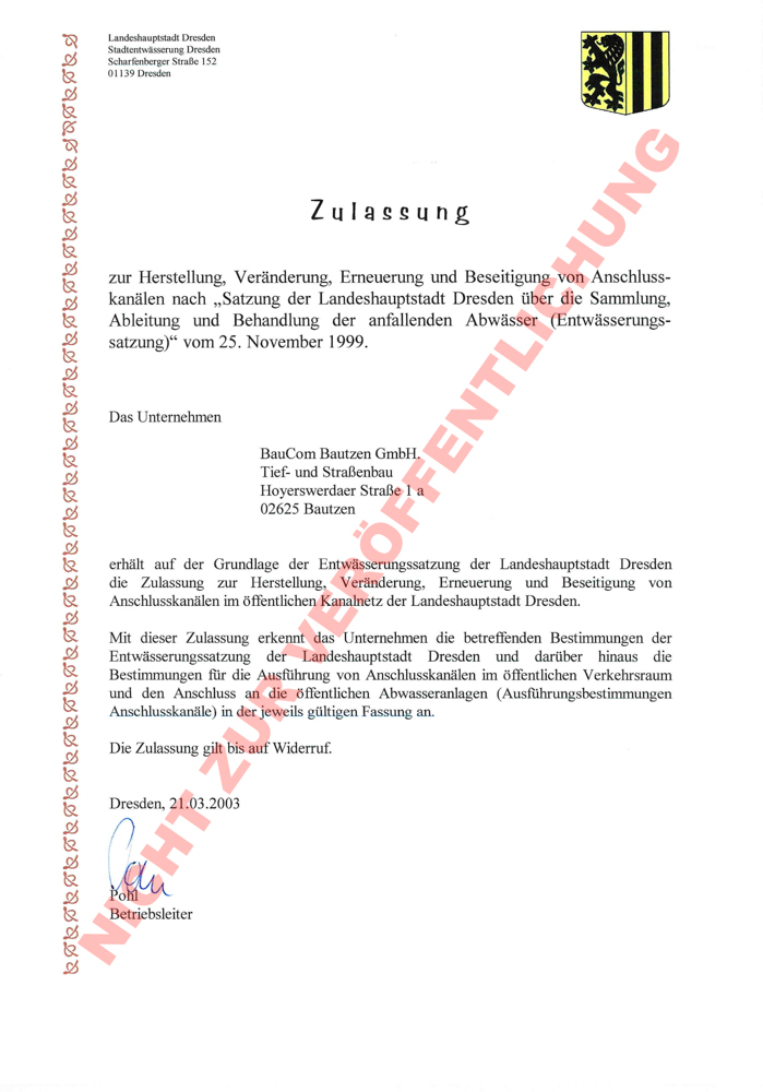 BauCom Bautzen GmbH | Tiefbau und Straßenbau