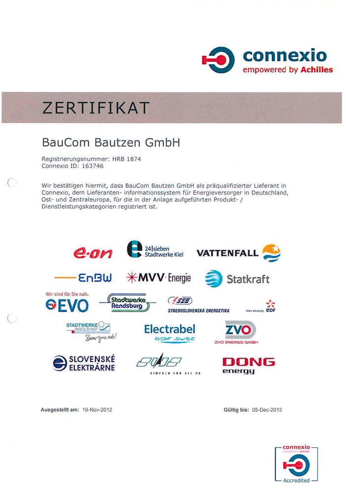 BauCom Bautzen GmbH | Tiefbau und Straßenbau